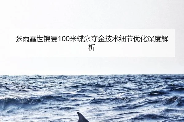 张雨霏世锦赛100米蝶泳夺金技术细节优化深度解析